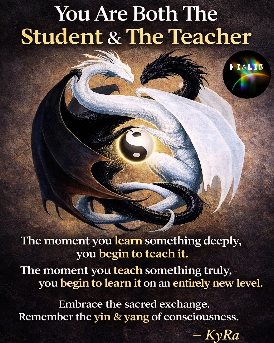 The Sacred Mirror: When the Student Becomes the Teacher, and the Teacher Becomes the Student