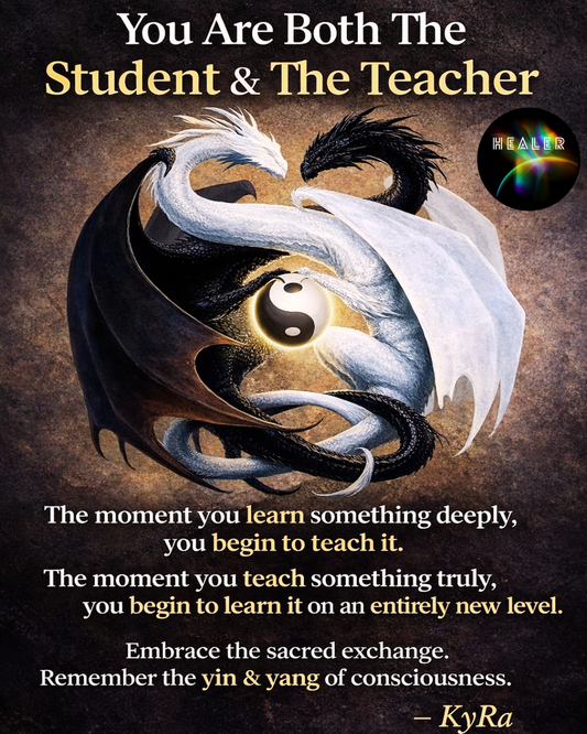 The Sacred Mirror: When the Student Becomes the Teacher, and the Teacher Becomes the Student