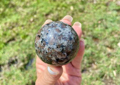 ✨ Yooperlite Sphere | Fluorescent Crystal • Throat Chakra • Truth & Transformation | 100% Natural