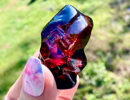 Rare Red Fire Baltic Amber: Ancient Inclusions, Collector's Gem