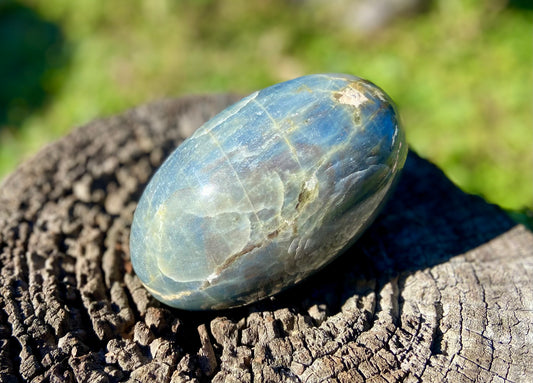 Very Rare 100% Natural Blue Sapphire Polished Shiva Lingam AAA Grade Sri Lanka Rathnapura 1313 Grams