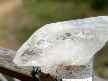 Elite Polished Pleiadian Starbrary Quartz Crystal | Touch of Tangerine | Ancient Wisdom | Record Keepers |Phantasmagoric Rainbows | 1.4 kg