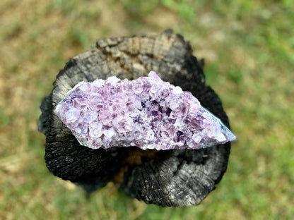 Amethyst Cluster With Calcite