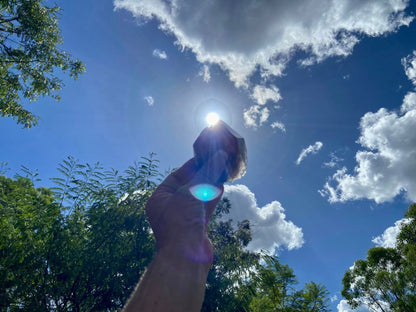 Smokey Quartz Twin Elestial Lemurian Seed Point