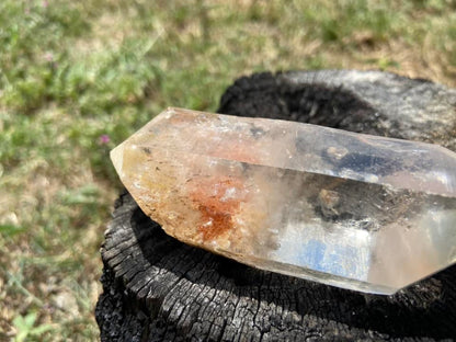 Lodolite Lemurian Inclusion Quartz Double Terminated