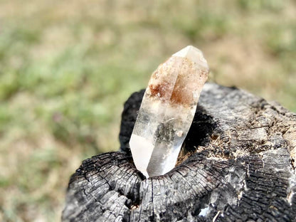 Lodolite Lemurian Inclusion Quartz Double Terminated