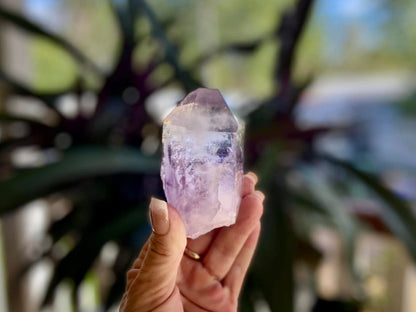 Brandberg Enhydro Amethyst Lemurian Seed Quartz AAA Quality