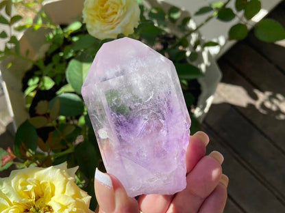 Brandberg Enhydro Amethyst Lemurian Seed Quartz AAA Quality