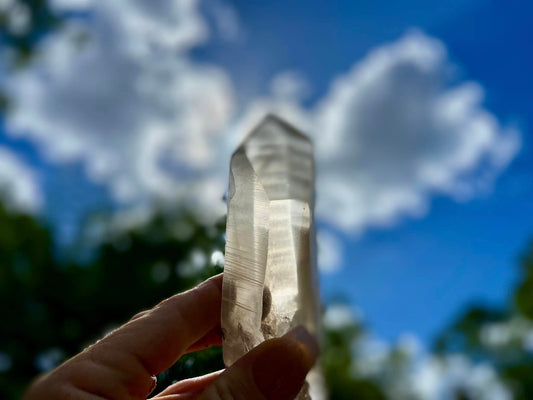 Shamanic Phantom Dream Lemurian Quartz with Pleiadian Starbrary