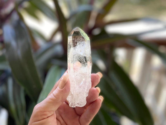 Silver Quartz Point Cathedral Channeler With Key Holes