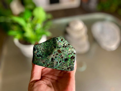 Stunning Large Rainbow Australian Andamooka Treated Opal Slab