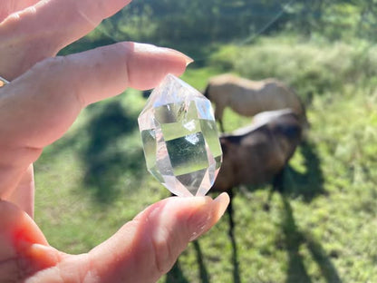 Double Terminated Clear Quartz Points