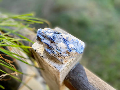 Blue Kyanite Blade Cluster with Quartz