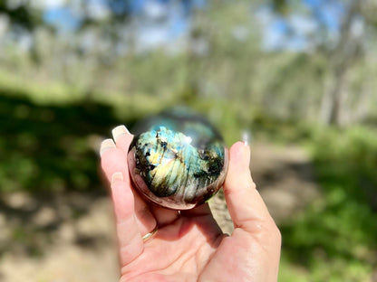 Stunning Labradorite Sphere