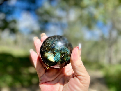 Stunning Labradorite Sphere