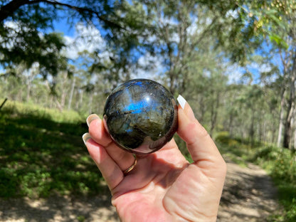 Stunning Labradorite Sphere