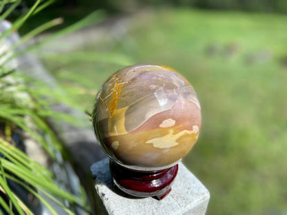 Australian Mookaite Jasper Sphere