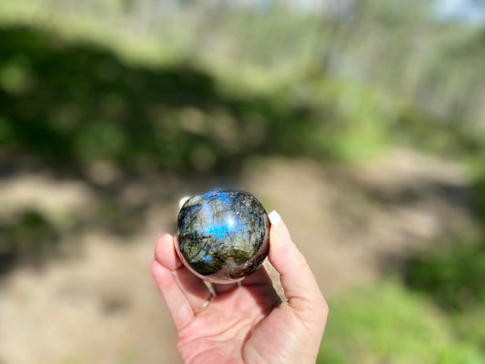 Stunning Labradorite Sphere