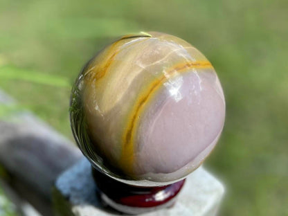 Australian Mookaite Jasper Sphere
