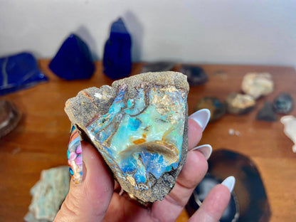 Gorgeous Painted Lady Australian Boulder Opal