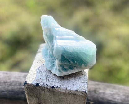 AA Grade Aquamarine from Brazil Natural Aquamarine AA Grade | Calming Blue Gemstone | Throat Chakra | 355 Grams