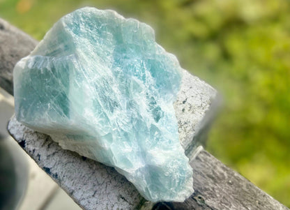 AA Grade Aquamarine from Brazil Natural Aquamarine AA Grade | Calming Blue Gemstone | Throat Chakra | 355 Grams