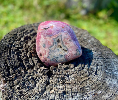 Natural Rhodochrosite Freeform | AAA Grade | Highly Polished | Argentina |Heart Chakra Crystal | 640 Grams