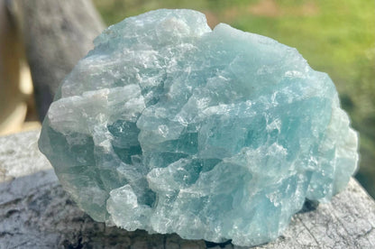 AA Grade Aquamarine from Brazil | Natural Aquamarine | Calming Blue Gemstone | Throat Chakra | 130 Grams