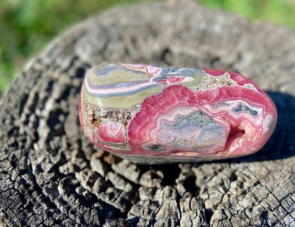 Natural Rhodochrosite Freeform | AAA Grade | Highly Polished | Argentina |Heart Chakra | 878 Grams