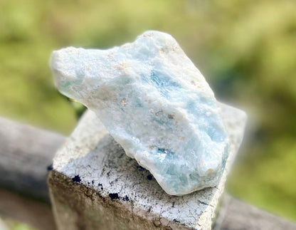 AA Grade Aquamarine from Brazil Natural Aquamarine AA Grade | Calming Blue Gemstone | Throat Chakra | 355 Grams