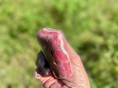 Natural Rhodochrosite Freeform | AAA Grade | Highly Polished | Argentina |Heart Chakra Crystal | 640 Grams
