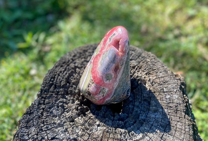 Natural Rhodochrosite Freeform | AAA Grade | Highly Polished | Argentina |Heart Chakra | 878 Grams