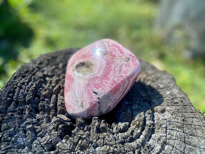 Natural Rhodochrosite Freeform | AAA Grade | Highly Polished | Argentina |Heart Chakra Crystal | 640 Grams