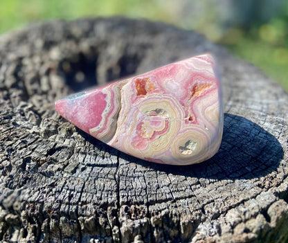 Natural Rhodochrosite Freeform | AAA Grade | Highly Polished | Argentina |Heart Chakra Crystal | 363 Grams