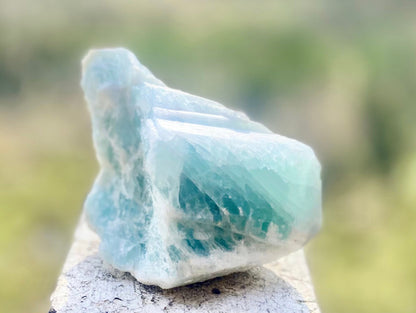 AA Grade Aquamarine from Brazil Natural Aquamarine AA Grade | Calming Blue Gemstone | Throat Chakra | 355 Grams