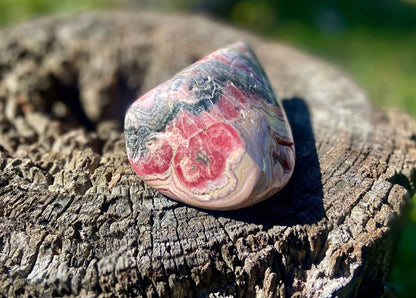 Natural Rhodochrosite Freeform | AAA Grade | Highly Polished | Argentina |Heart Chakra Crystal | 363 Grams