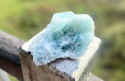 AA Grade Aquamarine from Brazil Natural Aquamarine AA Grade | Calming Blue Gemstone | Throat Chakra | 355 Grams