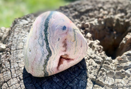Natural Rhodochrosite Freeform | AAA Grade | Highly Polished | Argentina |Heart Chakra Crystal | 298 Grams