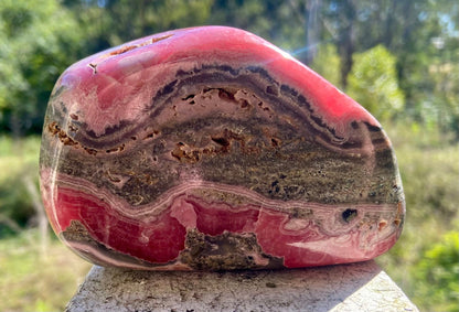 Natural Rhodochrosite Freeform | AAA Grade | Highly Polished | Argentina |Heart Chakra | 878 Grams