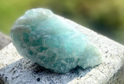 AA Grade Aquamarine from Brazil | Natural Aquamarine | Calming Blue Gemstone | Throat Chakra | 130 Grams
