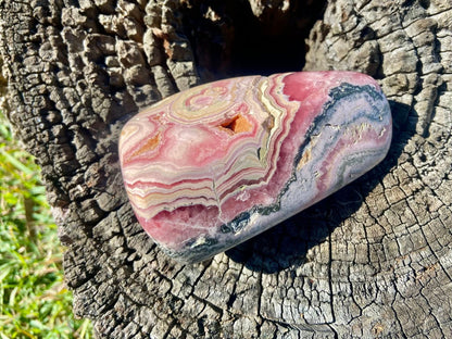 Natural Rhodochrosite Freeform | AAA Grade | Highly Polished | Argentina |Heart Chakra Crystal | 363 Grams