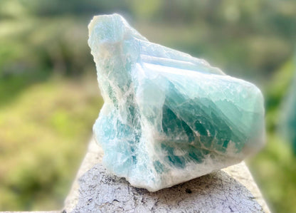 AA Grade Aquamarine from Brazil Natural Aquamarine AA Grade | Calming Blue Gemstone | Throat Chakra | 355 Grams