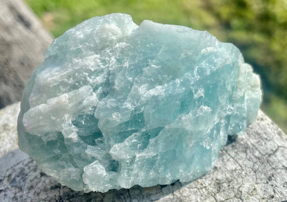 AA Grade Aquamarine from Brazil | Natural Aquamarine | Calming Blue Gemstone | Throat Chakra | 130 Grams