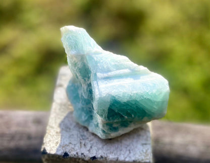 AA Grade Aquamarine from Brazil Natural Aquamarine AA Grade | Calming Blue Gemstone | Throat Chakra | 355 Grams