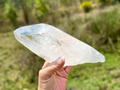 Elite Polished Pleiadian Starbrary Quartz Crystal | Touch of Tangerine | Ancient Wisdom | Record Keepers |Phantasmagoric Rainbows | 1.4 kg