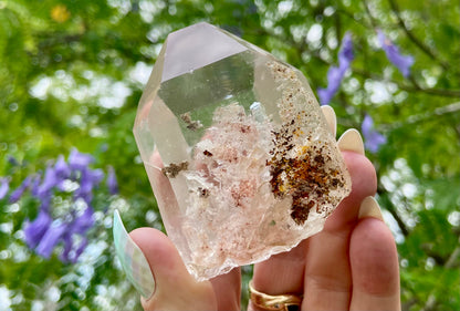 Lodolite Lemurian Inclusion Quartz With IsIs Window
