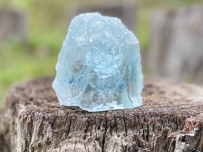 Etched Aquamarine Collector Crystal | Naturally Terminated Aquamarine | Rainbow Inclusions | Blue Banded | Museum Grade | 767g (3835 Carats)