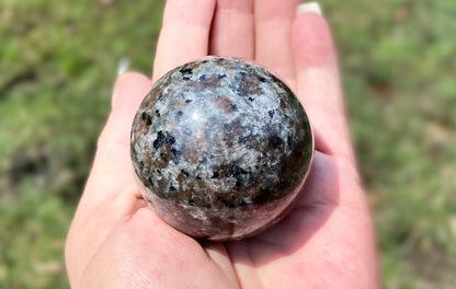 ✨ Yooperlite Sphere | Fluorescent Crystal • Throat Chakra • Truth & Transformation | 100% Natural