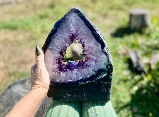 Amethyst Portal Self Standing | AAA Grade | Spiritual Gateway Crystal | 4.664kg