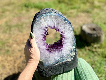 Amethyst Portal Self Standing | AAA Grade | Spiritual Gateway Crystal | 4.880kg